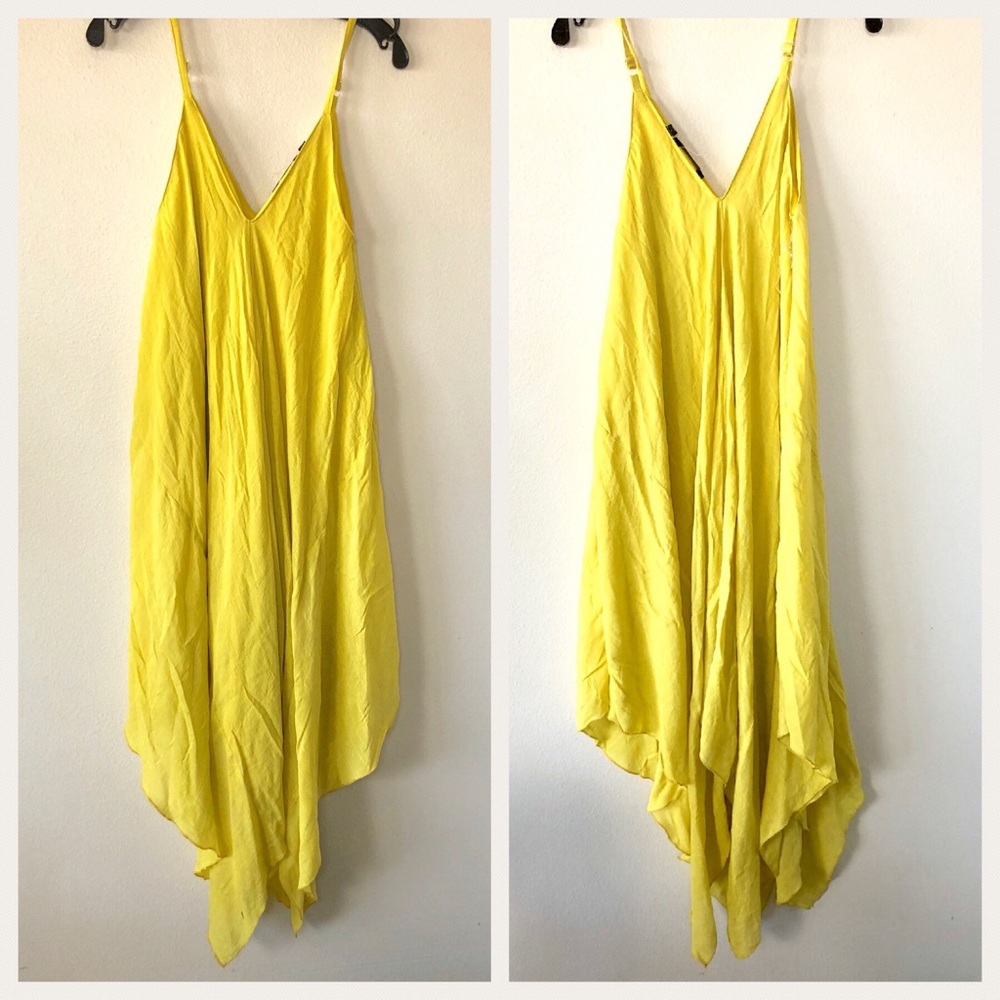 Mlle Gabrielle Yellow Midi Dress